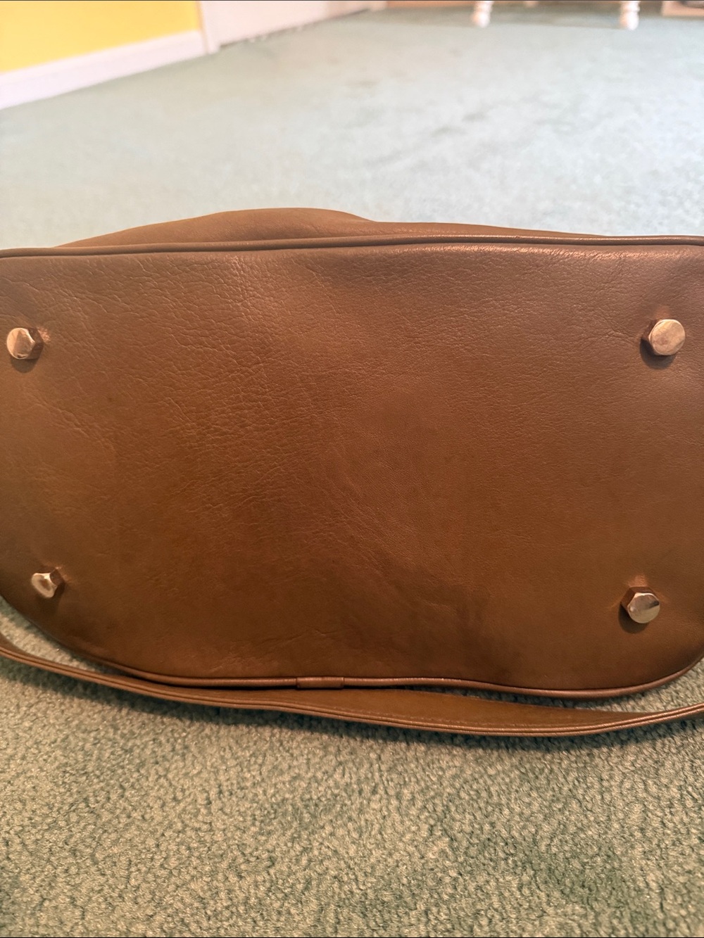 Rebecca Minkoff Olive Green Leather Satchel Handbag - Picture 4 of 4